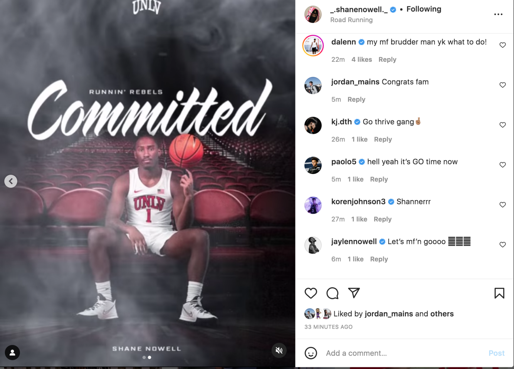 Shane Nowell UNLV
